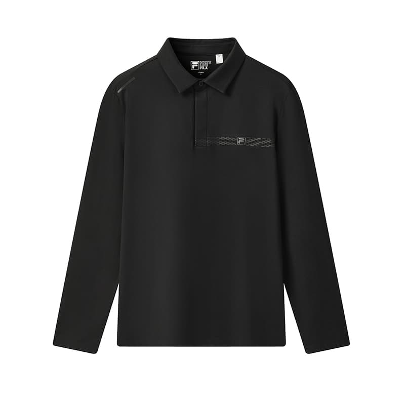 

New FILA WHITE Polo Shirts Men s Jet Black F11M543218FBK 185/104A/XXL