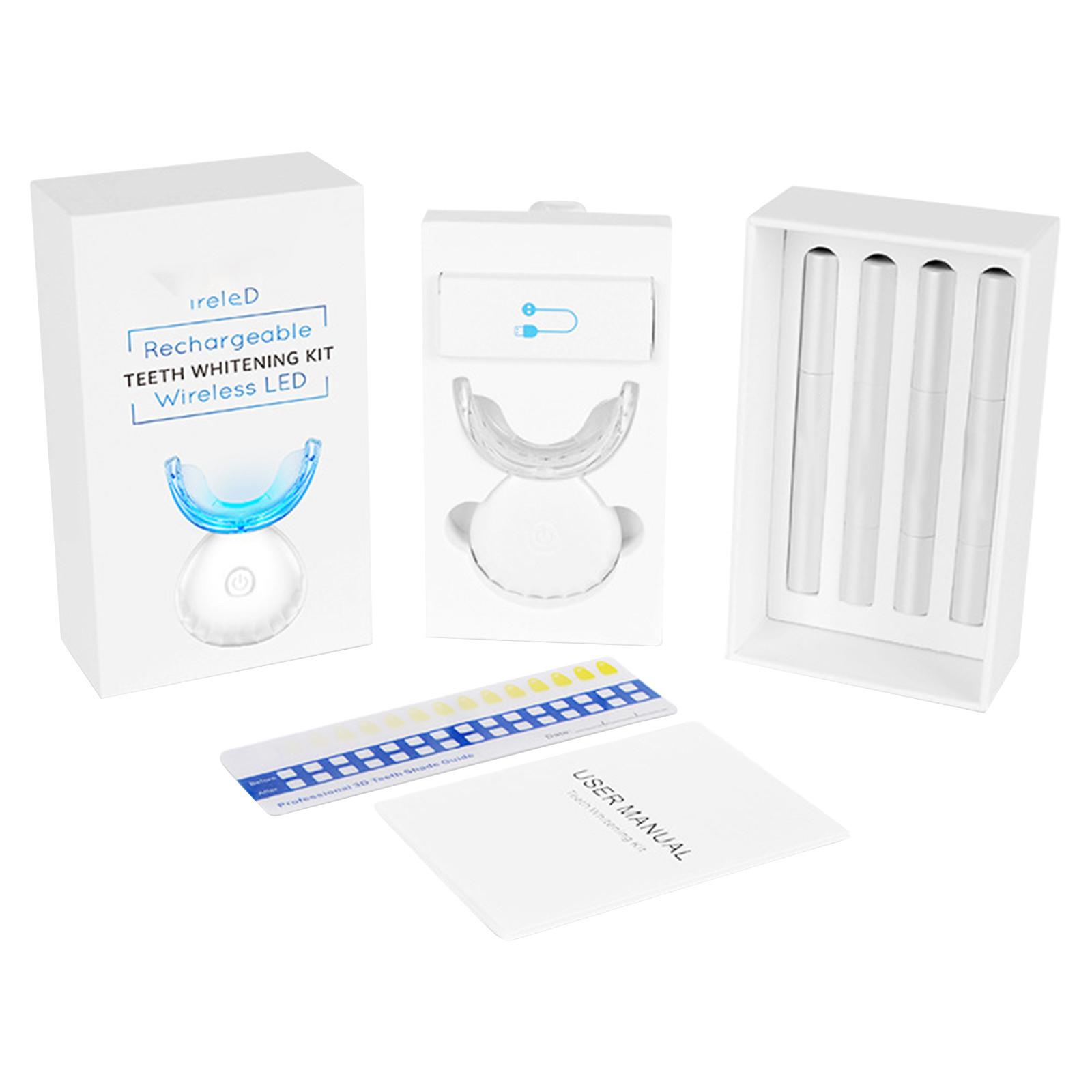 

Набор для отбеливания зубов LED Accelerator Light Гель для отбеливания зубов 20+ Отбеливание 8 мл Отбеливающий гель Отбеливает зубы быстрее One Size белый