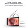 4.5-inch Screen Ear-picking Instrument 3.9/3.2mm Digital Otoscopy Endoscope HD LCD Screen Ear Scope Clean Ear Wax Cameras