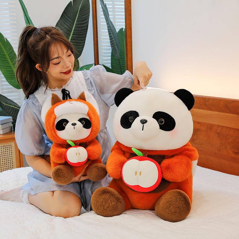 Cute Bear Plush Pillow Soft Pp Cotton Stuffed Toy For Adorable Gifts And Decorations