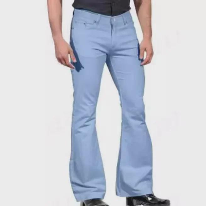 Herren 2024 Retro Schlaghose Freizeithose