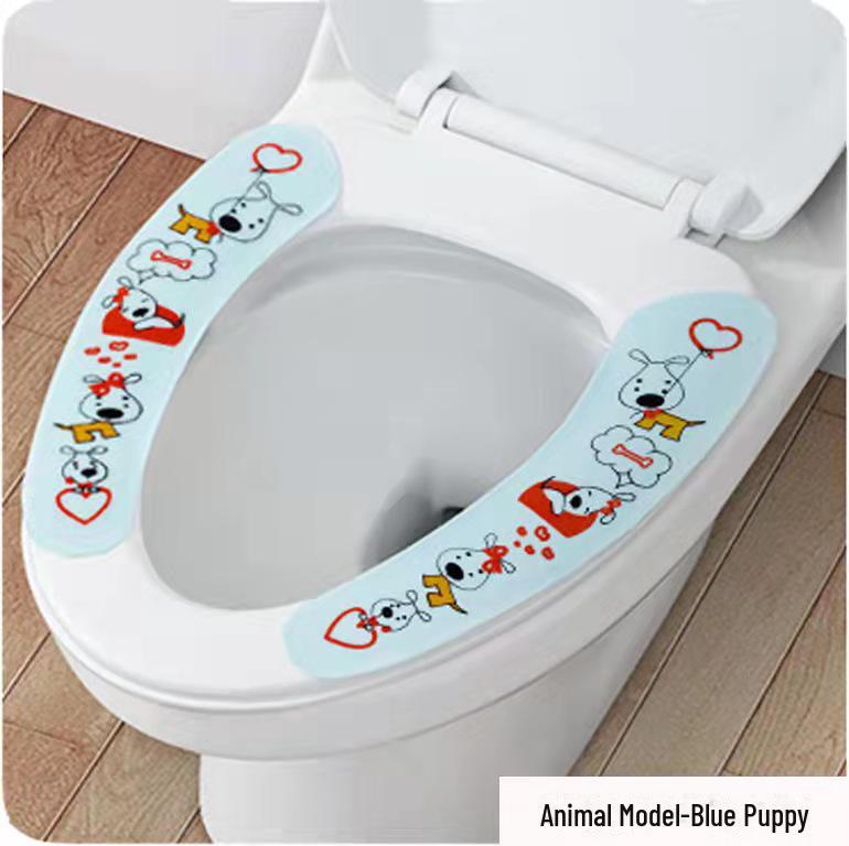 Waterproof Travel Toilet Mat - Four Seasons, Thick, Universal, Winter Warm Cover Stickers