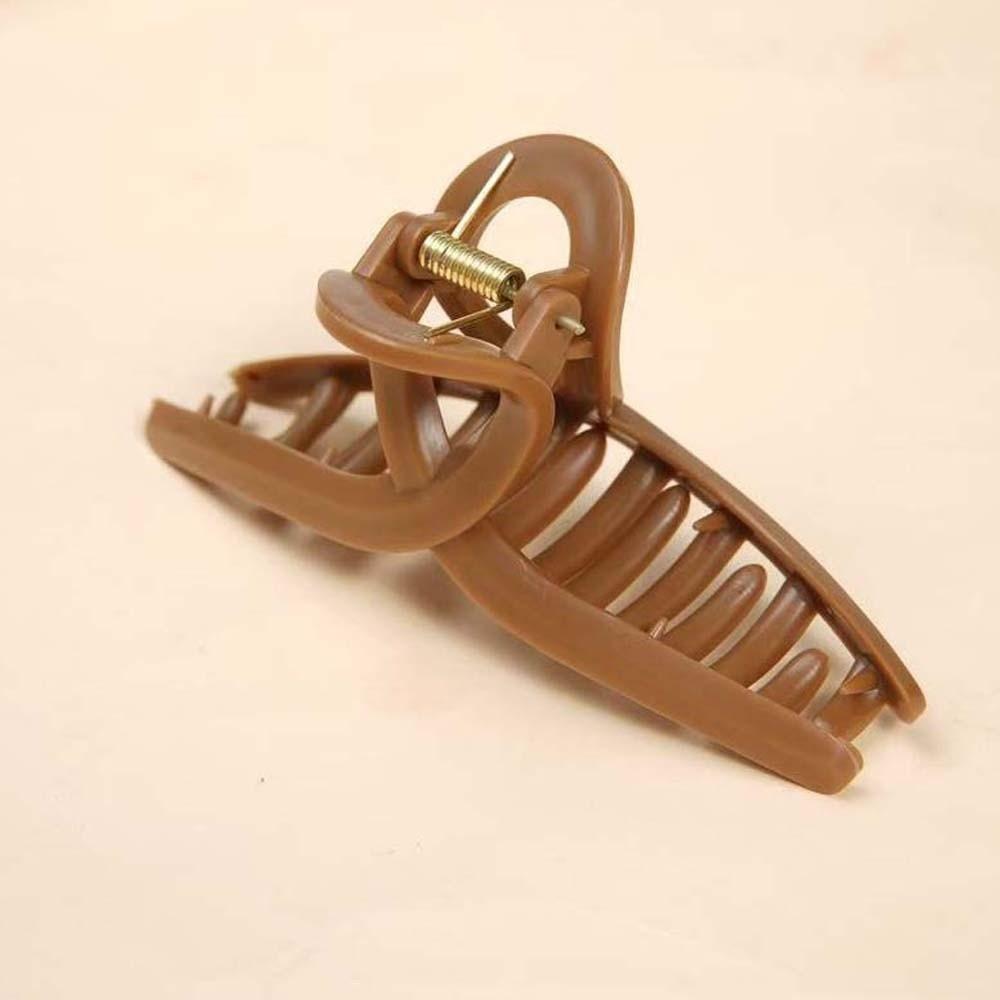 Korean Style Elastic Plastic Hair Claw Safe Straight Line Shaped Hair Claw  Girls