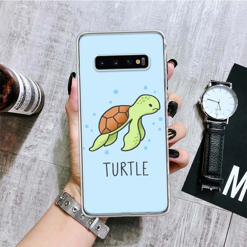 Cartoon Sea Turtle Tortoise Phone Case For Samsung Galaxy S26 S25 Edge S24 S23 FE S22 Ultra S21 Plus S20 + Fundas Cover Coque Ga