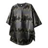 Short Sleeve T-Shirt Round Neck Half Sleeve Tops Plus Size Men's
