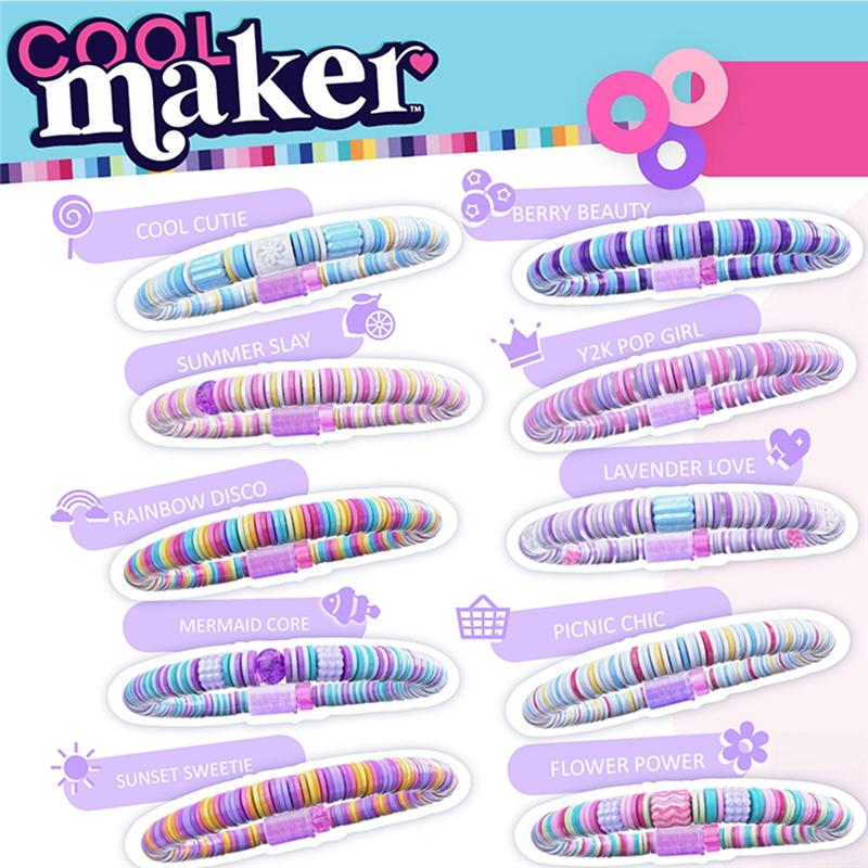 A27F-Bracelet Making Kit For Girls Friendship Arts Crafts Bracelets String Maker Kit For Birthday Present DIY