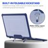Shockproof Cover for MacBook Pro 16 Inch (2019) A2141 (US Version) Slim Hard PC Laptop Case with Kickstand