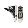 Rick Owens x Converse TURBODRK Chuck 70 High Čierny lak Unisex Tenisky Egret Kostná biela A01291C