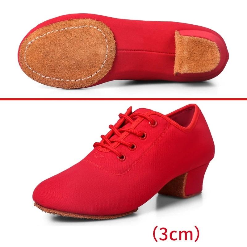 Latin Dance Shoes For Women Soft Square Dance Shoes Teachers Sailor Dance Shoes Adult Canvas Shoes Ballroom Dancing Sneakers
