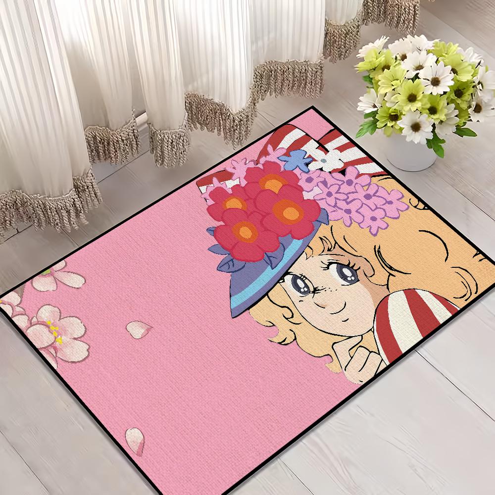 cute cartoon c-Candy Candy Anime Kurin Home Bedside Rug Kitchen Floor Mat Hallway Balcony Carpet Entrance Doormat hogar Decor