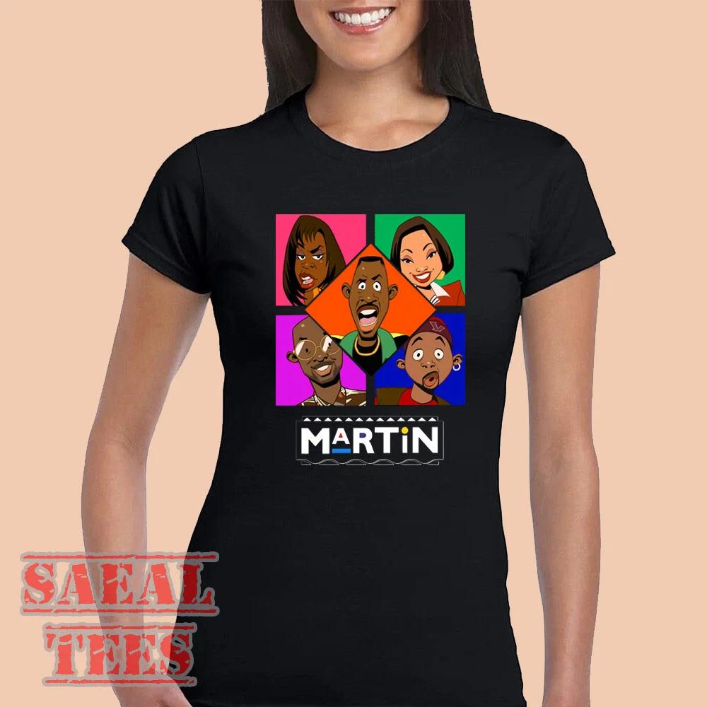 Men s and Women s T-shirts Martin TV Show Cartoon 90 s Retro Wo XXL