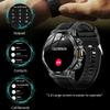 AK82 1.8 Inch Screen Smart Watch Bluetooth-Compatible Calling Heart Rate Monitor Sports Tracker,Silicone Strap