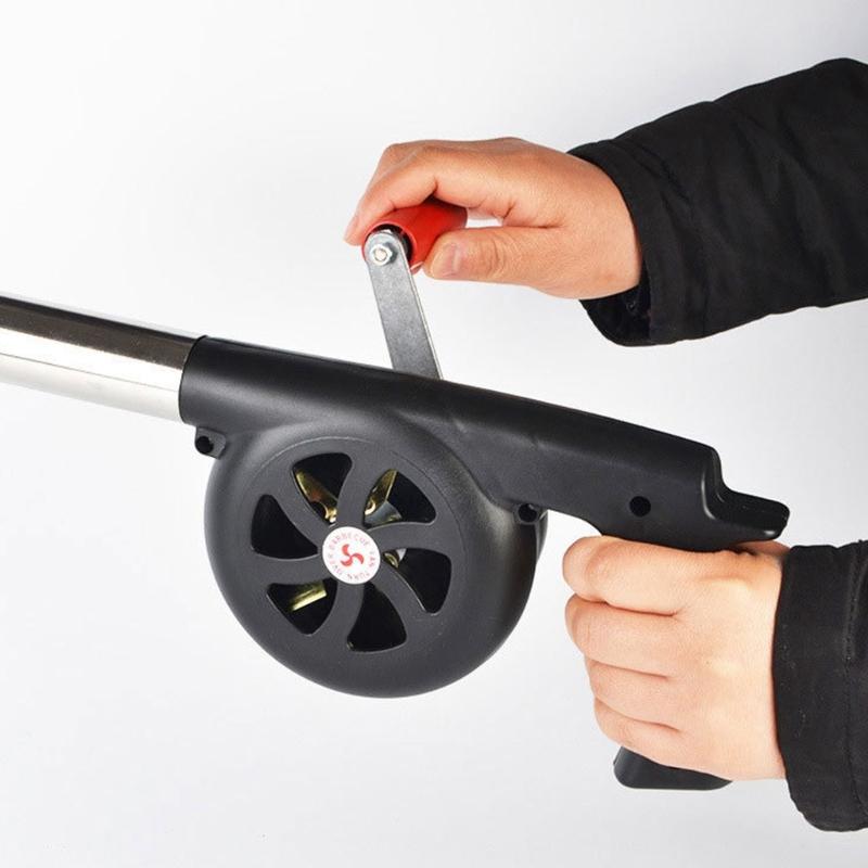 Portable Handheld Blower BBQ Fan Fire Starter for Outdoor Camping Barbecue Picnic BBQ Cooking Grills Tool
