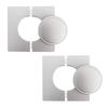 100x100mm Home Improvement Plastic Air Conditioner Tube Wall Cover Decorative Panel For Neat Tidy Interior