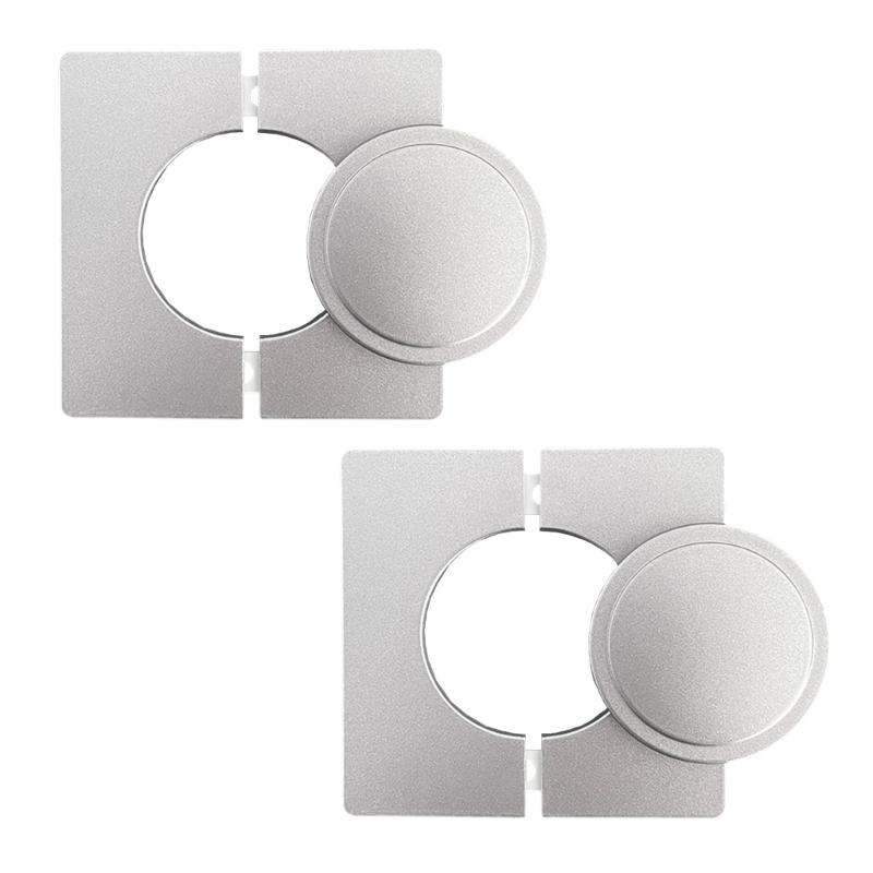 100x100mm Home Improvement Plastic Air Conditioner Tube Wall Cover Decorative Panel For Neat Tidy Interior