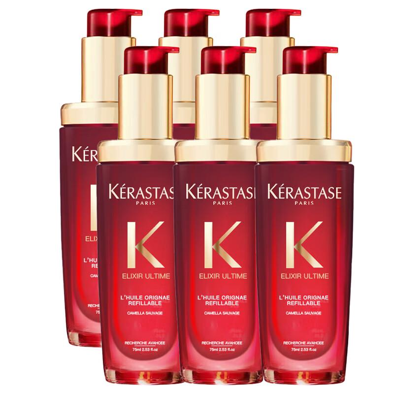 

Kérastase Elixir Ultime Red Bottle Hair Oil 6 x 75ml Pack
