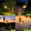 Fairy Garden Solar Light IP65 Waterproof Outdoor Solar Stake Light Large Retro Metal Lantern Solar Light for Garden Decoration
