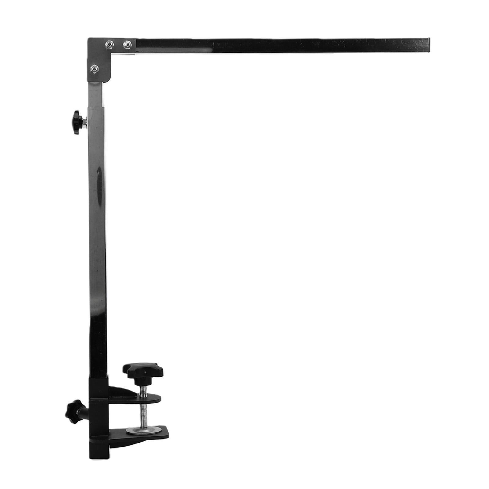 Dog Grooming Arm Adjustable Clamp Foldable Stainless Steel Pet Grooming Table Arm for Salon Home Shop