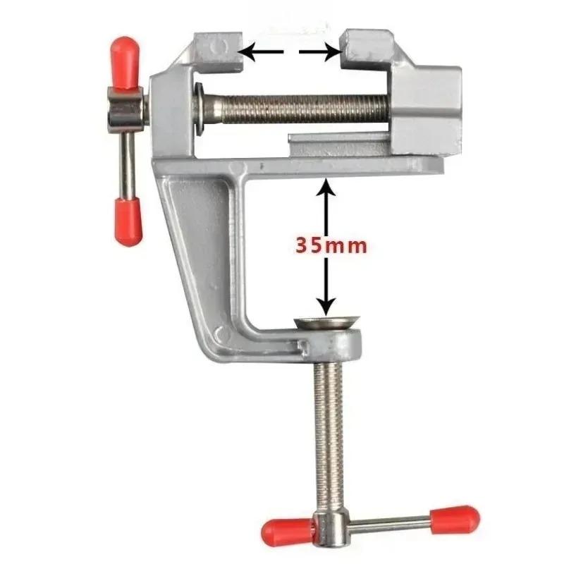 For Mini Table Tiger Pliers Clamp Bed Carving Fixed Fixture Clamp Flat Mouth Pliers Stationery Nuclear Carve Table Tiger Pliers