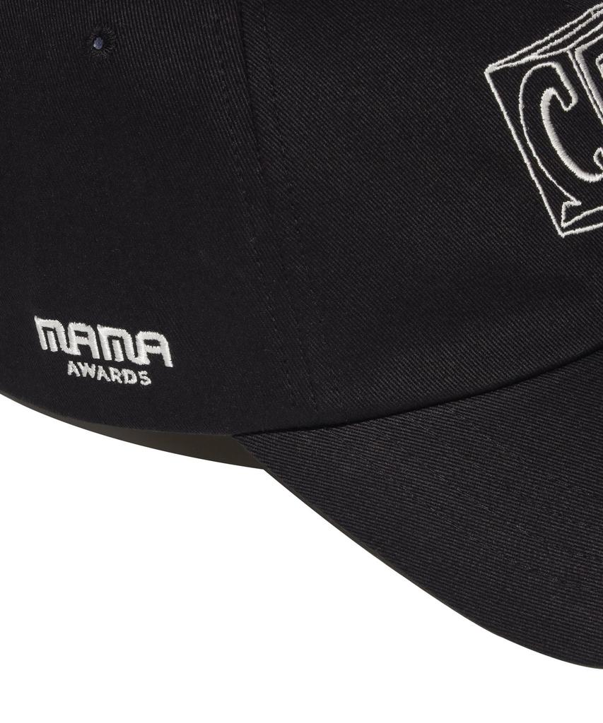 COVERNAT [Covernat X 2024 Mama Awards] Graphic Embroidered Ball Cap Black