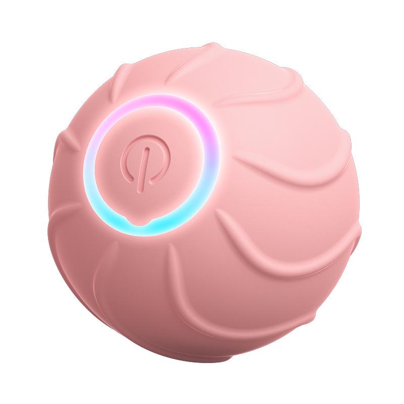 

Intelligent Bouncing Ball Cat Toy: Bite-Resistant, Elastic, Self-Entertaining, and Automatic Rolling with Patented Design. Single