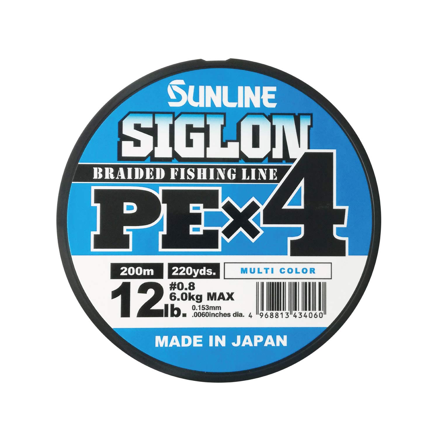 SUNLINE Siglon PEx4 Line 200m 5 Colors 12LB J 0.8