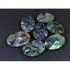 258Cts.Abalone Shell Oval Cabochon Loose Natural Gemstone 07Pcs Lot 28-32MM C-1727