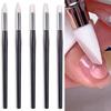 5Pcs DIY Nail Brushes Nail Art Carving Emboss UV Gel Shaping Pen Silicone Hollow Pottery Sculpture Tools Dotting Nail Brush