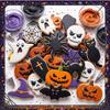 Halloween Cookie Cutters Set,Stainless Steel Metal Cookie Cutter Shapes Skull & Spider Web Molds for Holiday Baking, Fondant & K