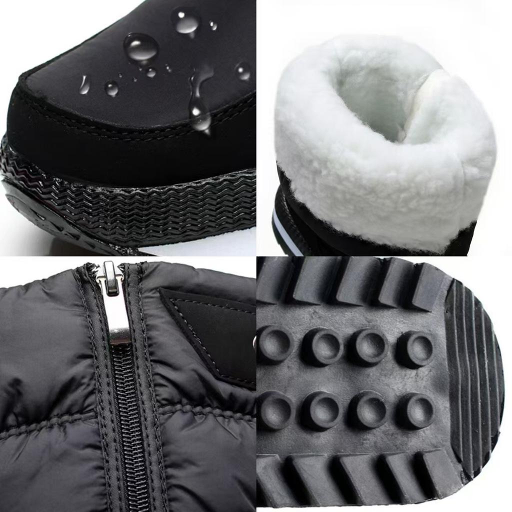 Fashion Women's Snow Boots Platform Winter Boots Waterproof Non-slip Boots Plush Fur Mid-calf Boot Fashion Warm Women Boot Botas Mujer
