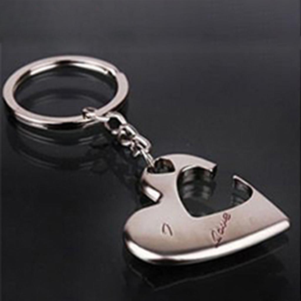 2st Par Present Mode Love Heart Arrow Pendant Nyckelring Nyckelring