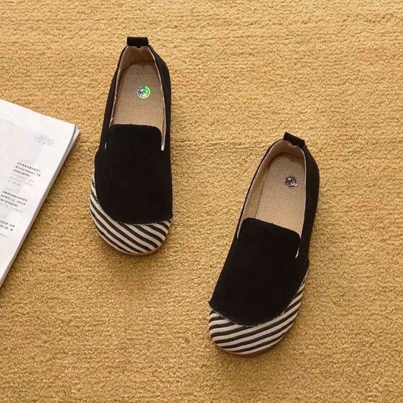 2025 New Spring Flat Heel Single Shoes Doudou Shoes Flat Shoes Cloth Shoes Round Head Leopard Print Lazy Shoes Fisherman Shoes Women's Tide