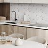 Set of Vinyl Tiles with a Kitchen Motif, Pattern with Stone Fragments, 10x40x20 Cm