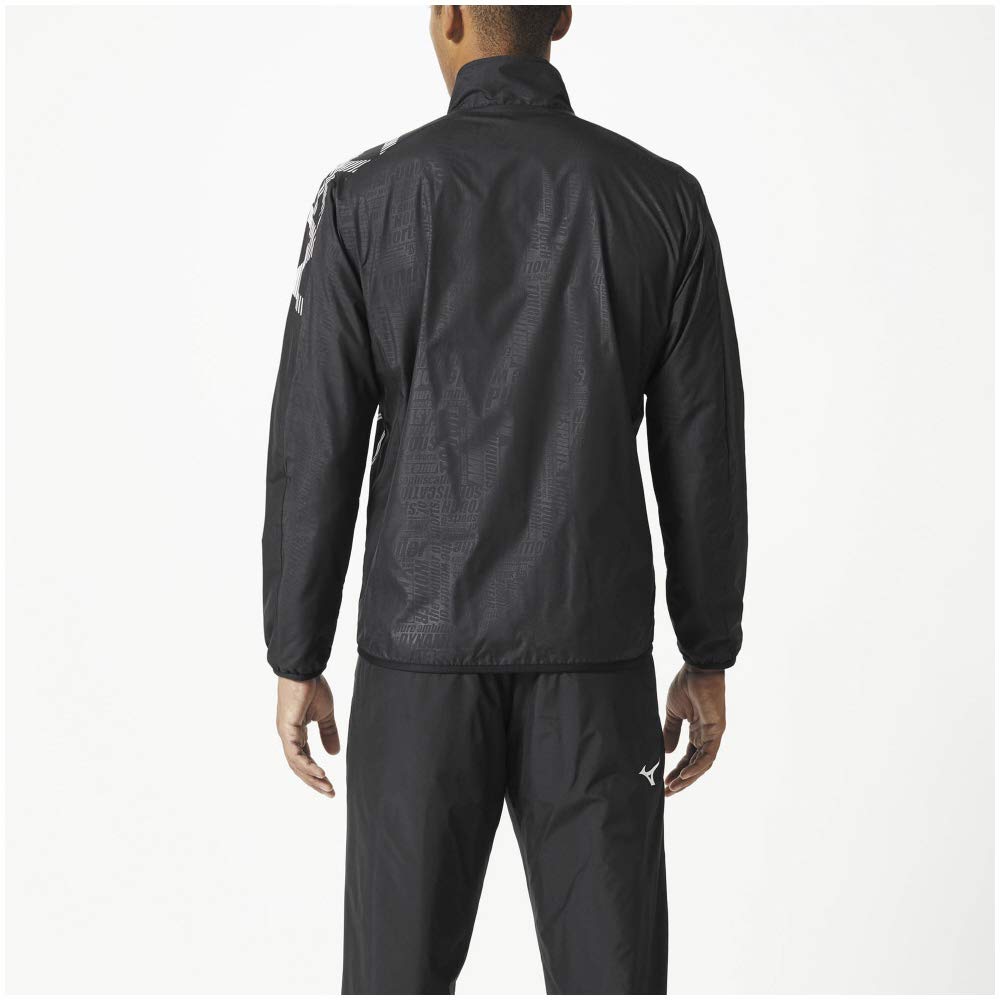 Training Wear Breath Thermo Warmer Shirt 32JE8540 Black x White Japan M to Japanese size [Mizuno] N-XT (equivalent M)