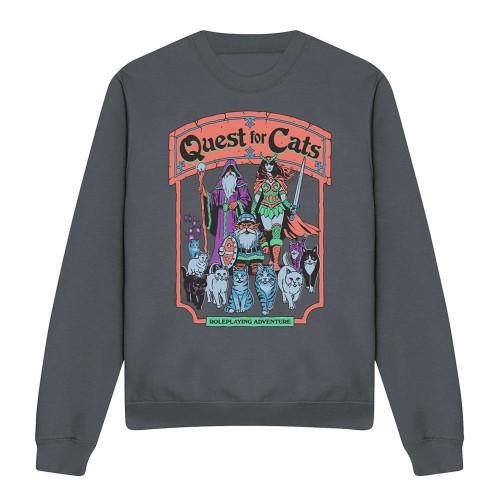 Steven Rhodes Unisex Adult Quest For Cats Sweatshirt