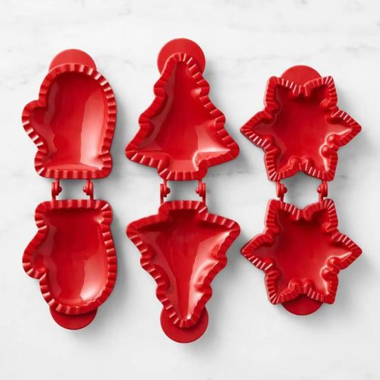 Xmas Hand Pie Mold Reusable Hand Pie Press Mold Christmas Tree Glove Star Hand