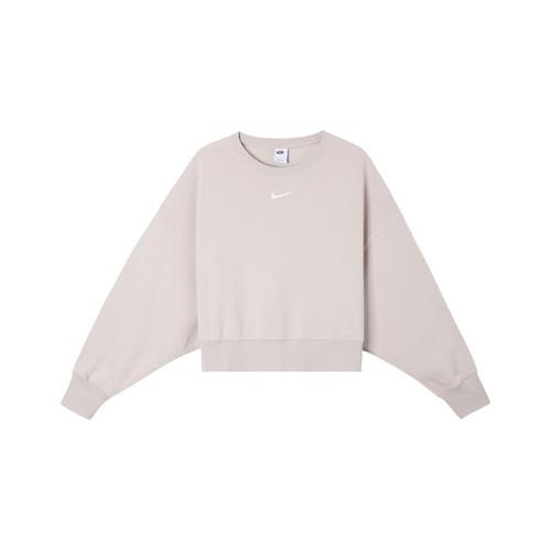 

Nike Однотонная укороченная толстовка с длинным рукавом и круглым вырезом для женщин Серо-фиолетовая EU L фиолетовый