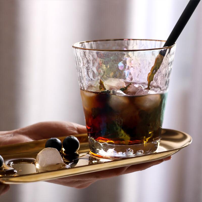 OLOEY Colored High Borosilicate Glass Juice/Breakfast Cups