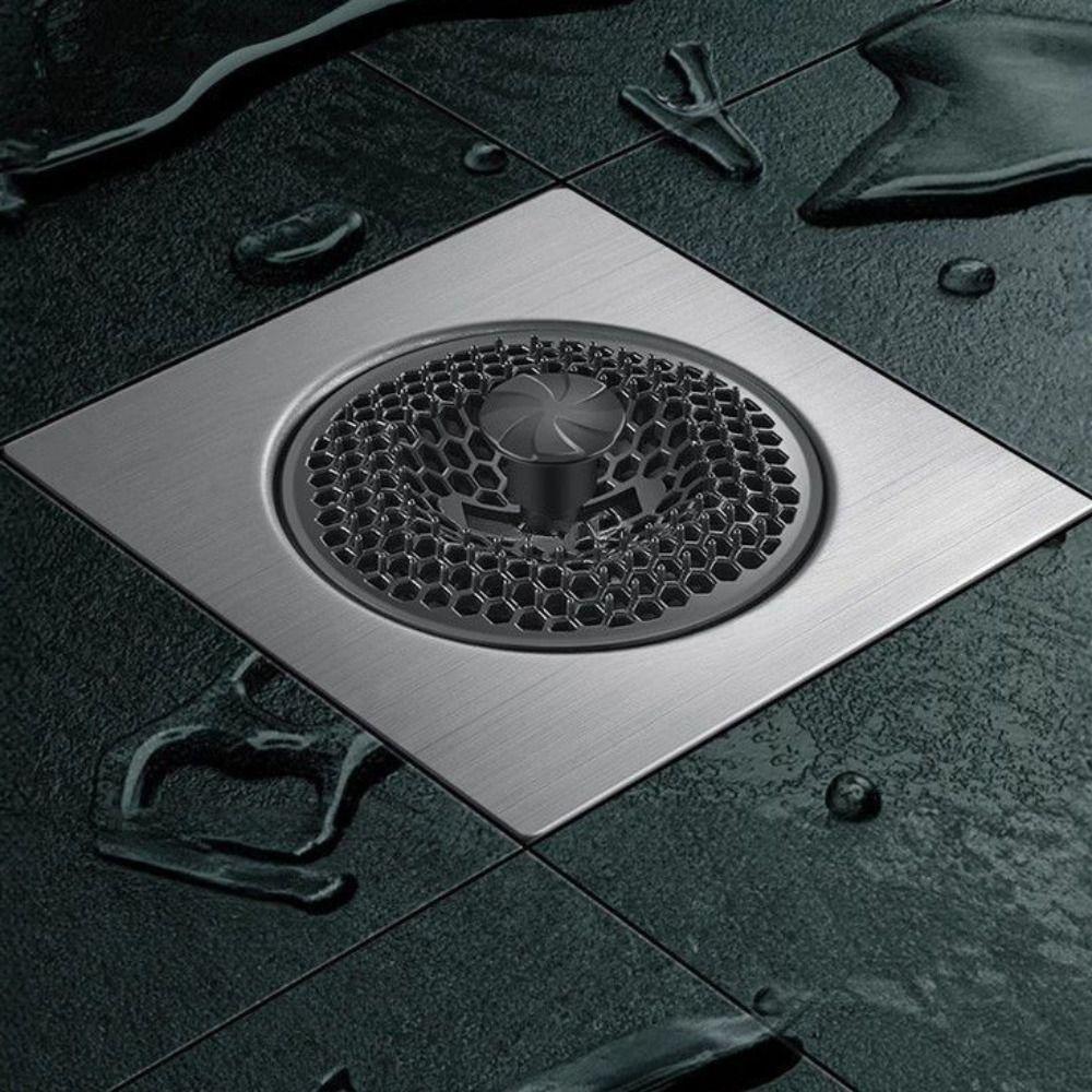 Removable Stainless Steel Floor Drain Fast Drainage Backflow Preventer Valve  Hair Strainer