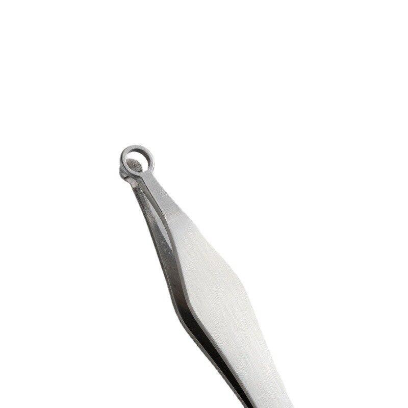 Universal Nose Hair Trimming Tweezers Stainless Steel Eyebrow Nose Hair Cut Manicure Facial Trimming Makeup Scissors Trimmer