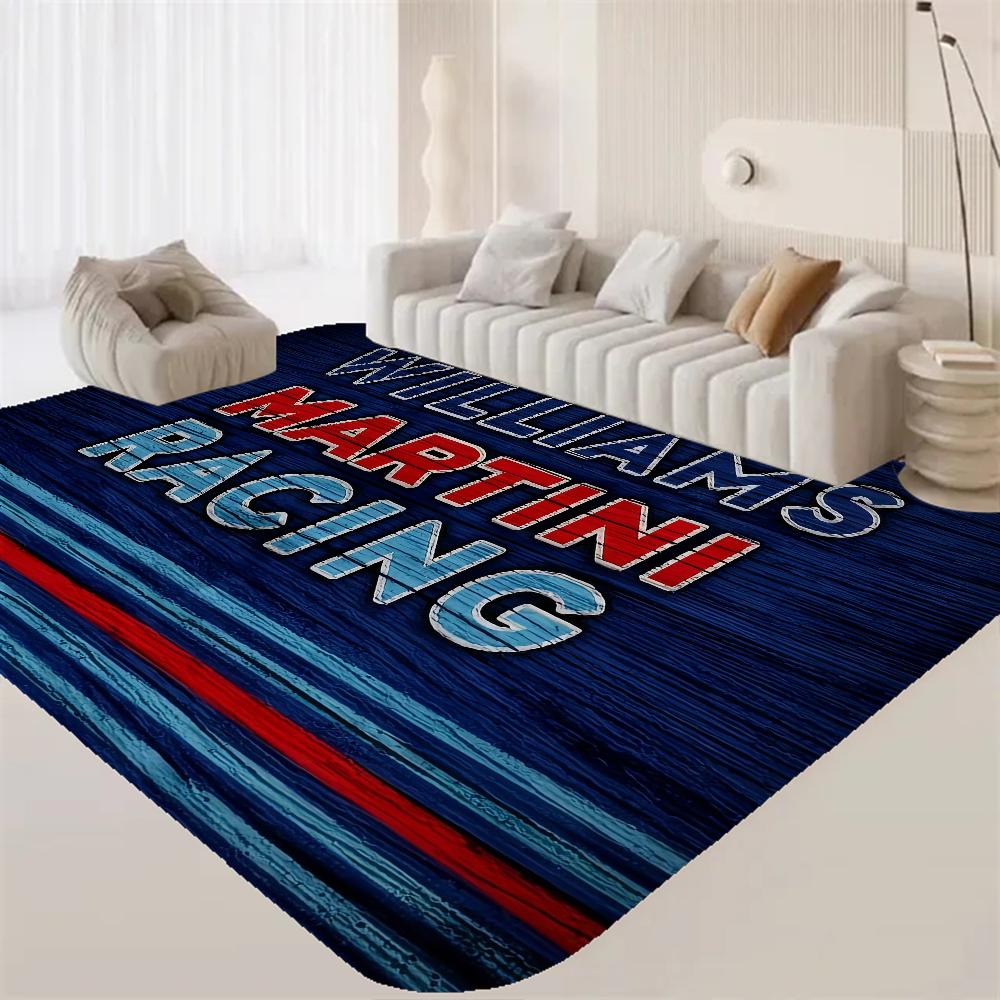 Tappetini da camera con logo M-Martini Racing Lavabili Antiscivolo Tappeto da area per soggiorno divano sedie Cucina Alfombra