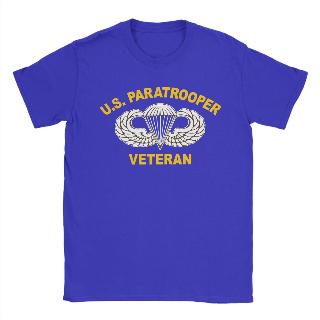 Mens US airborne parawings TShirts  100 Cotton Top Tees Summer Vintage Short Sleeve TShirt O Neck Harajuku Casual Tshirt