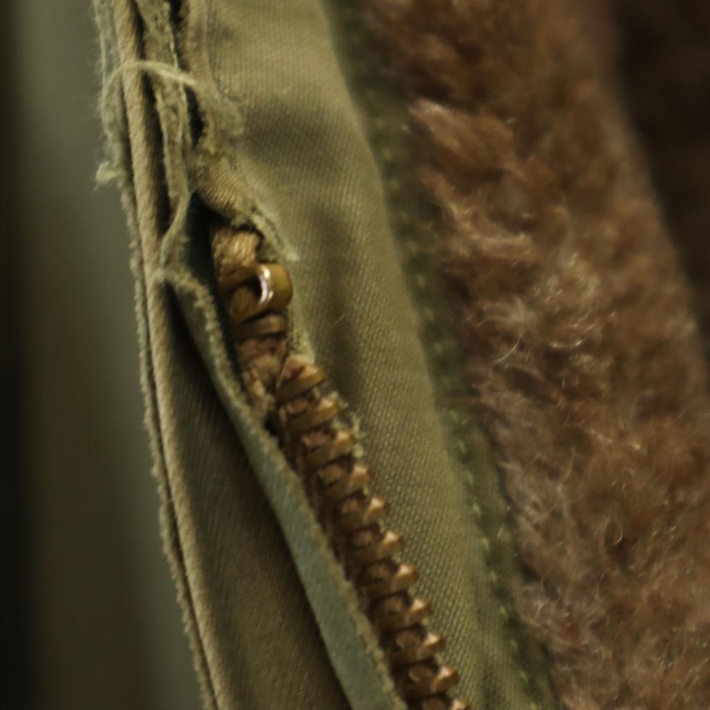 US ARMY 40s 50s B9 Vintage Military Coat 38 Khaki Men's Used