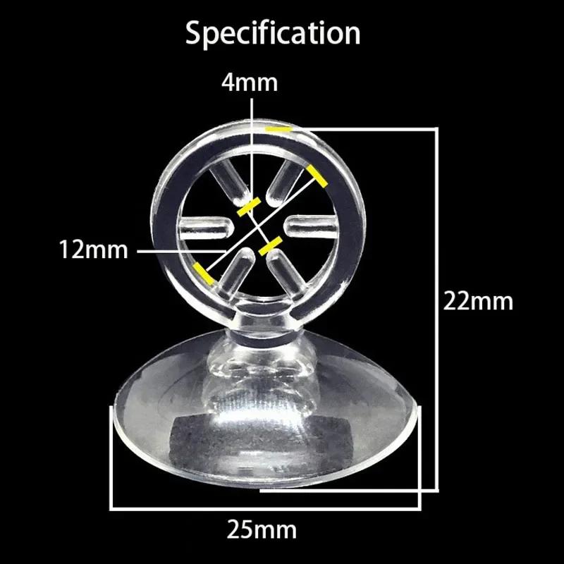 

10Pcs Aquarium Suction Cup Air Tube Holder Sucker for Fish Tank Pump Oxygen Air Tube Fixing Clip 4/5mm Accessories Wholesale