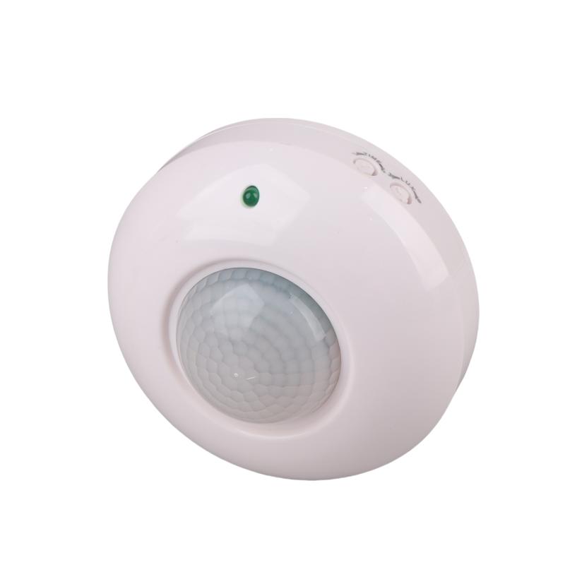 1 Set Ac110-240V Ceiling Mounted Pir Super Slim Motion Sensor Light Switch Human Body Infrared Detector 180 Degree