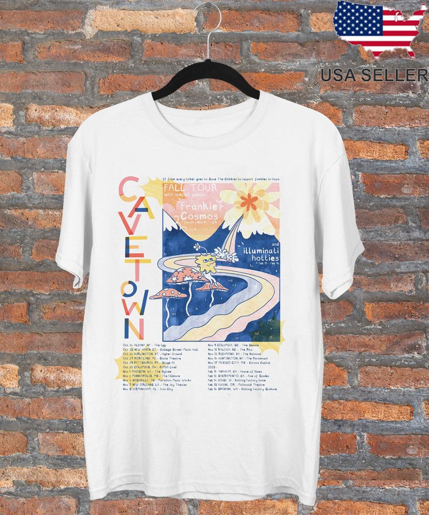 Cavetown with Frankie Cosmos Fall Tour 2024 T Shirt Full Size S-5XL