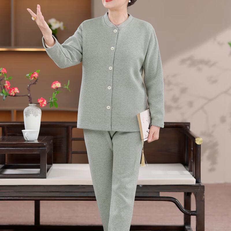 YUZHAOLIN Women's Plus Velvet Thermal Underwear Set