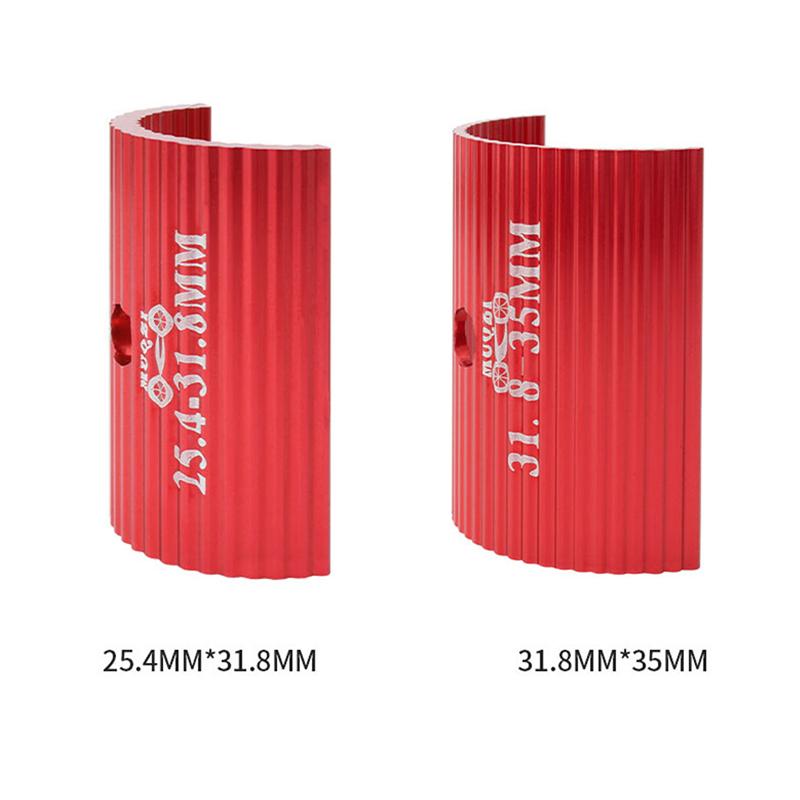 1 pár adaptéru na řídítka kola 25,4 mm na 31,8 mm 31,8 mm na 35 mm Adaptér na nastavení otvoru Mtb Silniční kolo