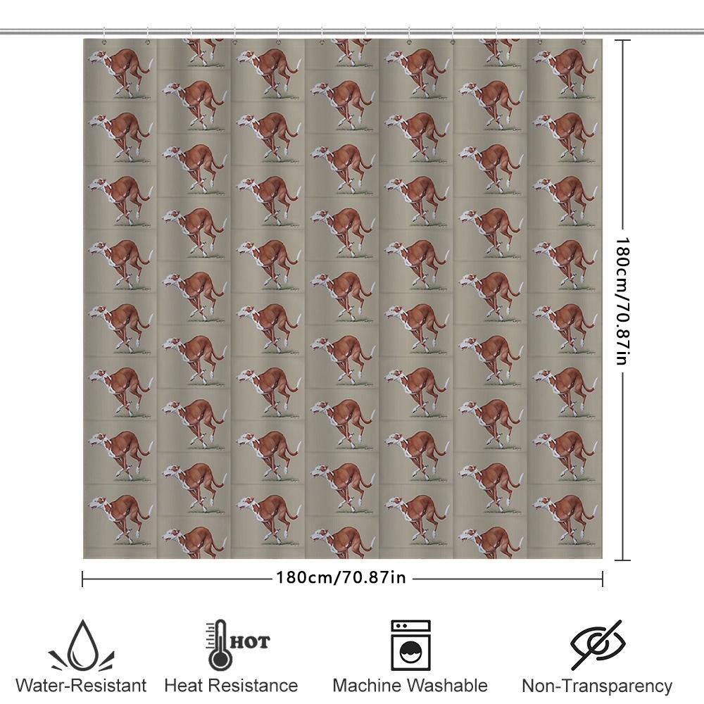 Farmhouse Shower Curtain Rustic Cow Print Bathroom Decor Country Chic Farm Animal Shower Curtain Set Waterproof Home Decor