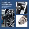 5Pcs Vs-6 Vacuum Car Tire Valve Stems Metal Tubeless Outer Mount High Pressure Valve Stem Replacement Motorcycle Valve Stems 1